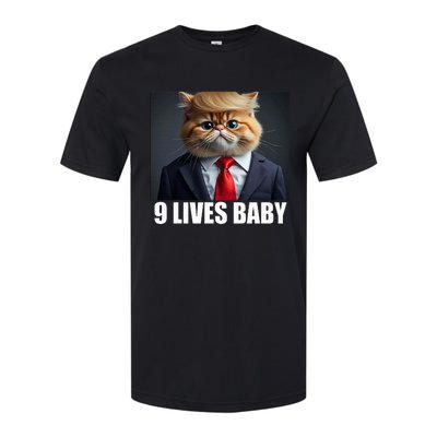 Cat Trump 9 Lives Baby Softstyle CVC T-Shirt