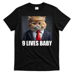 Cat Trump 9 Lives Baby Funny T-Shirt