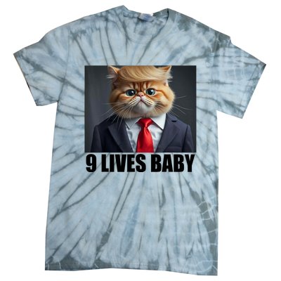 Cat Trump 9 Lives Baby Tie-Dye T-Shirt