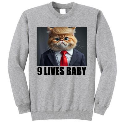 Cat Trump 9 Lives Baby Tall Sweatshirt