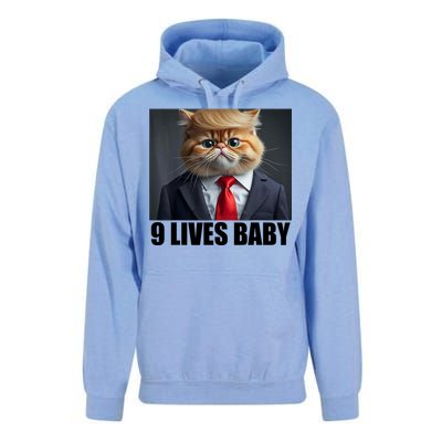 Cat Trump 9 Lives Baby Unisex Surf Hoodie