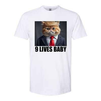 Cat Trump 9 Lives Baby Softstyle CVC T-Shirt