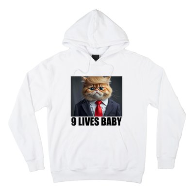 Cat Trump 9 Lives Baby Hoodie