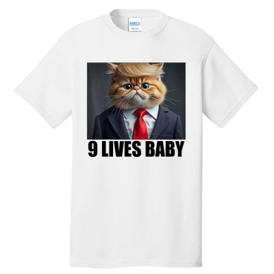 Cat Trump 9 Lives Baby Tall T-Shirt