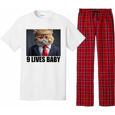 Cat Trump 9 Lives Baby Pajama Set