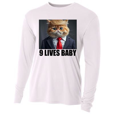 Cat Trump 9 Lives Baby Cooling Performance Long Sleeve Crew