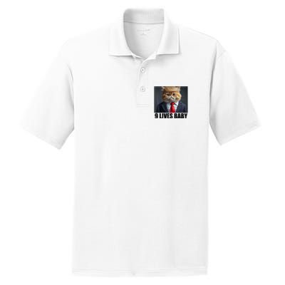 Cat Trump 9 Lives Baby PosiCharge RacerMesh Polo