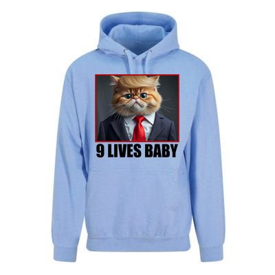 Cat Trump 9 Lives Baby Unisex Surf Hoodie