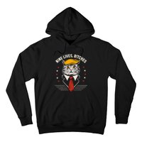 Cat Trump 9 Lives Hoodie