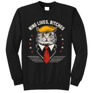 Cat Trump 9 Lives Sweatshirt