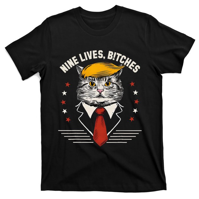 Cat Trump 9 Lives T-Shirt