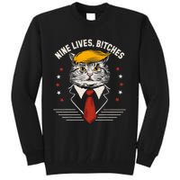 Cat Trump 9 Lives Tall Sweatshirt