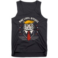 Cat Trump 9 Lives Tank Top