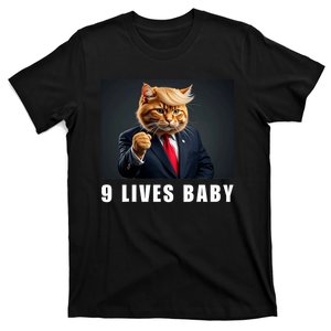 Cat Trump 9 Lives Baby T-Shirt