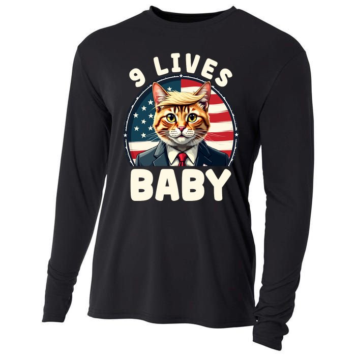 Cat Trump 9 Lives Cooling Performance Long Sleeve Crew