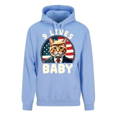 Cat Trump 9 Lives Unisex Surf Hoodie