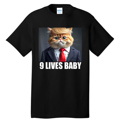 Cat Trump 9 Lives Baby Tall T-Shirt