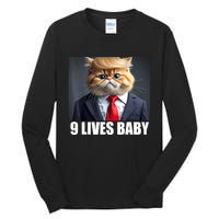 Cat Trump 9 Lives Baby Tall Long Sleeve T-Shirt