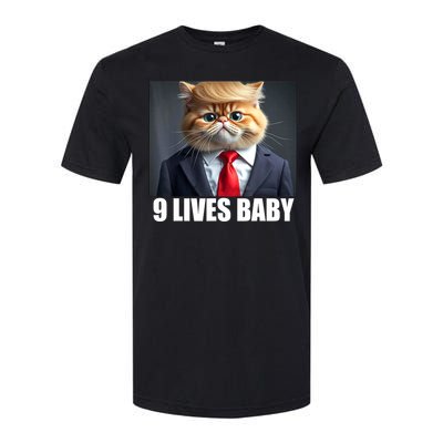 Cat Trump 9 Lives Baby Softstyle CVC T-Shirt