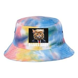 Cat Trump 9 Lives Baby Tie Dye Newport Bucket Hat