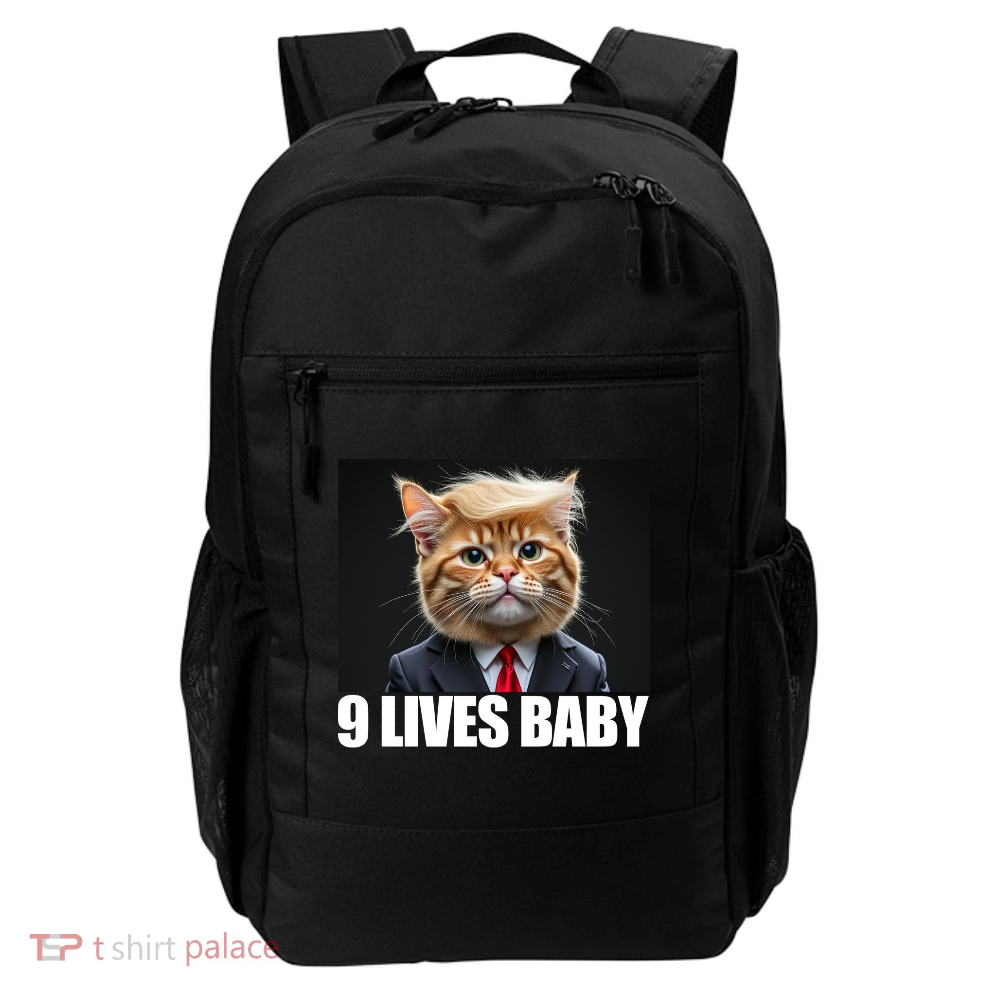 Cat Trump 9 Lives Baby Daily Commute Backpack
