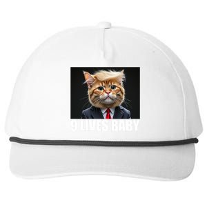 Cat Trump 9 Lives Baby Snapback Five-Panel Rope Hat