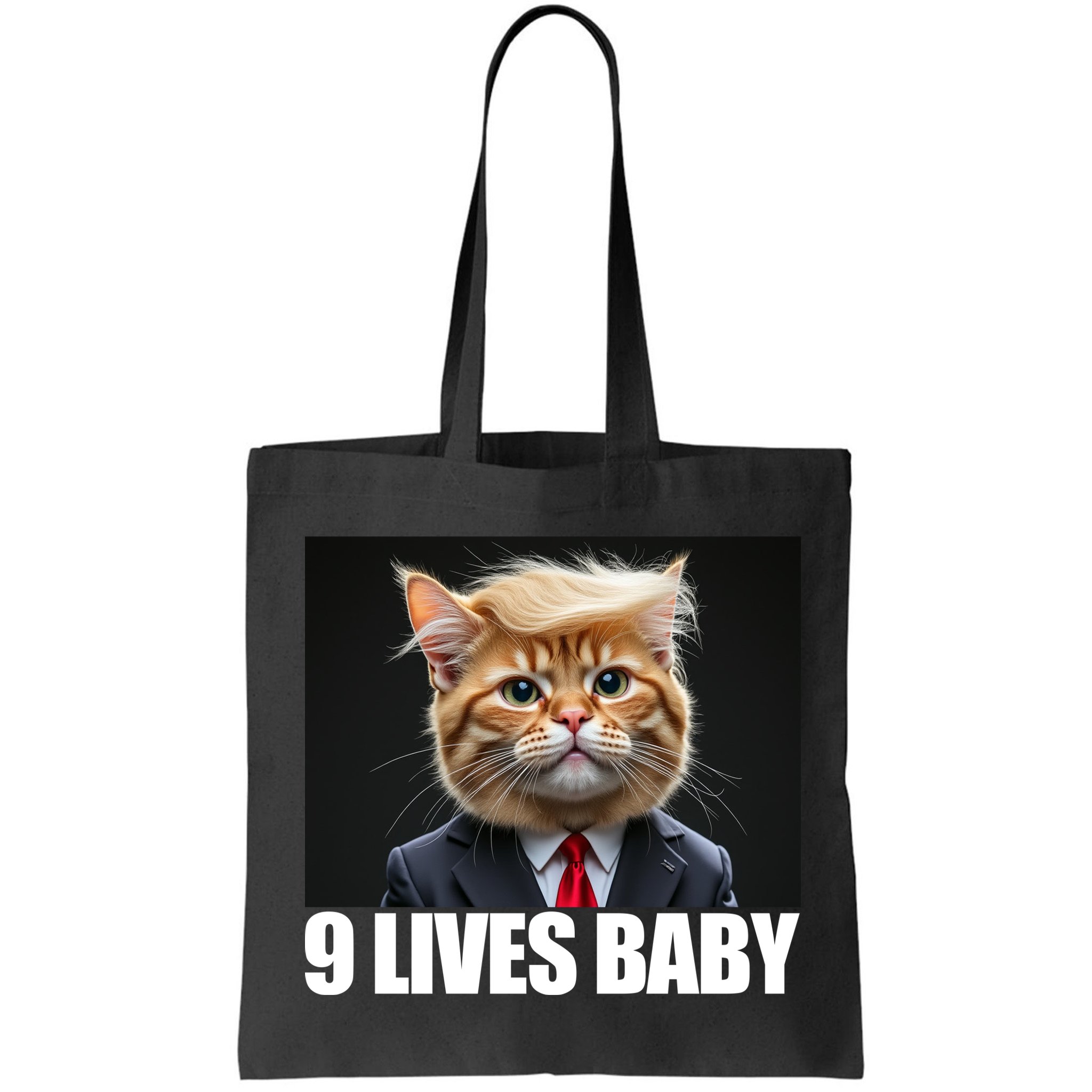 Cat Trump 9 Lives Baby Bag