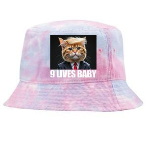 Cat Trump 9 Lives Baby Tie-Dyed Bucket Hat