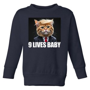 Cat Trump 9 Lives Baby Toddler Sweatshirt