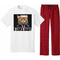 Cat Trump 9 Lives Baby Pajama Set