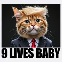 Cat Trump 9 Lives Baby Polo