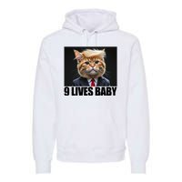 Cat Trump 9 Lives Baby Premium Hoodie