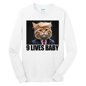 Cat Trump 9 Lives Baby Tall Long Sleeve T-Shirt