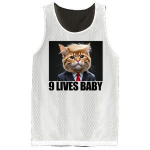 Cat Trump 9 Lives Baby Mesh Reversible Basketball Jersey Tank