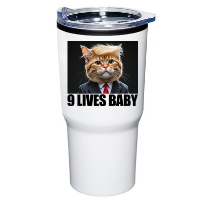 Cat Trump 9 Lives Baby Tumbler