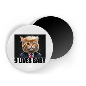 Cat Trump 9 Lives Baby Magnet