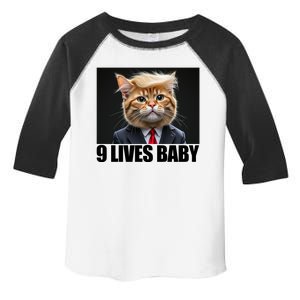 Cat Trump 9 Lives Baby Toddler Fine Jersey T-Shirt