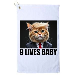 Cat Trump 9 Lives Baby Platinum Collection Golf Towel