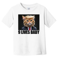 Cat Trump 9 Lives Baby Toddler T-Shirt