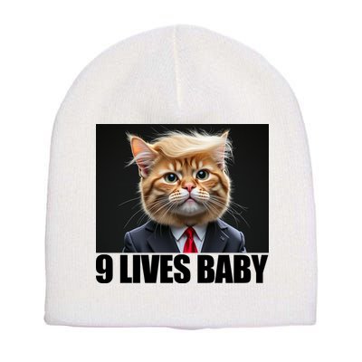 Cat Trump 9 Lives Baby Short Acrylic Beanie