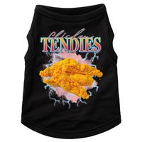 Chicken Tendies 90s Bootleg Style Foodie Funny Meme Doggie Tank
