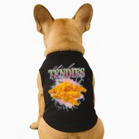 Chicken Tendies 90s Bootleg Style Foodie Funny Meme Doggie Tank