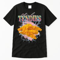 Chicken Tendies 90s Bootleg Style Foodie Funny Meme Tall T-Shirt