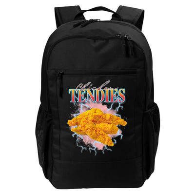 Chicken Tendies 90s Bootleg Style Foodie Funny Meme Backpack