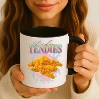 Chicken Tendies 90s Bootleg Style Foodie Funny Meme Mug