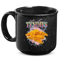Chicken Tendies 90s Bootleg Style Foodie Funny Meme 15oz Campfire Ceramic Mug
