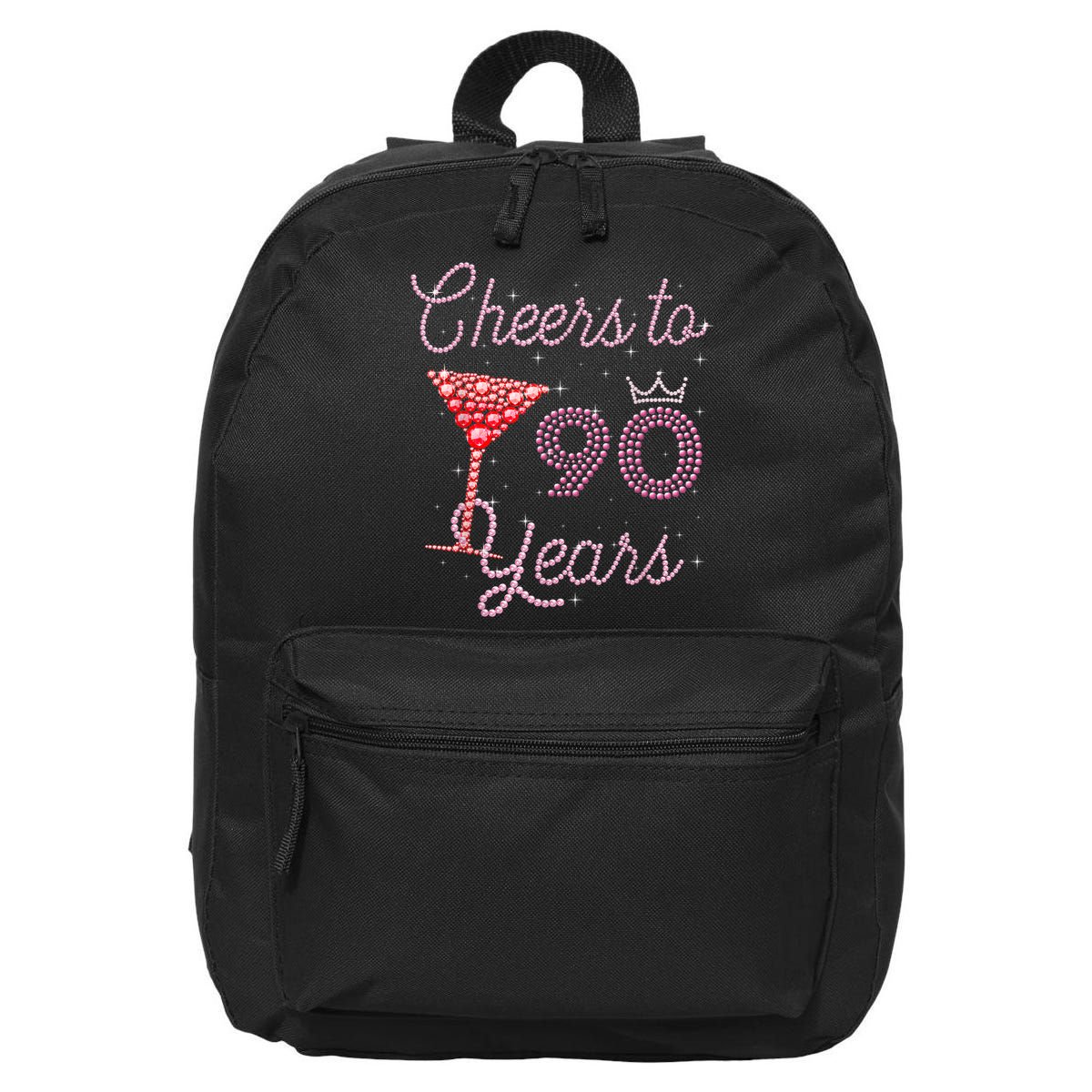 Cheers To 90 Years 90th Birthday 90 Years Old Bday 16 in Basic Backpack