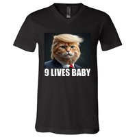 Cat Trump 9 Lives Baby V-Neck T-Shirt