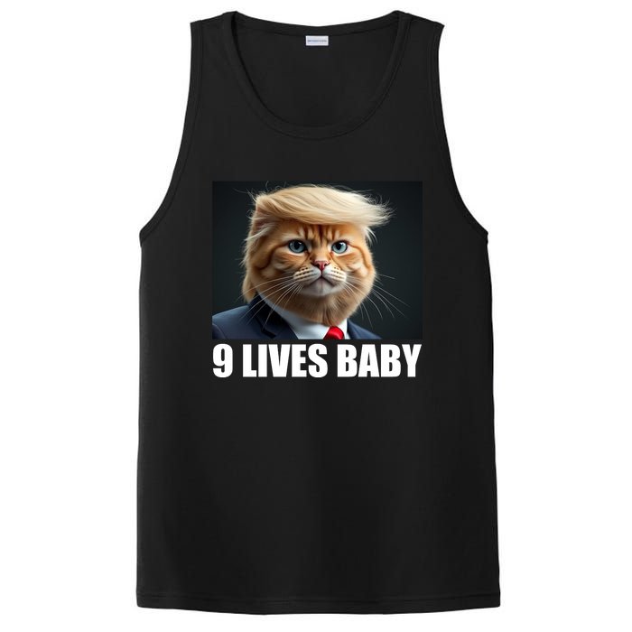 Cat Trump 9 Lives Baby PosiCharge Competitor Tank