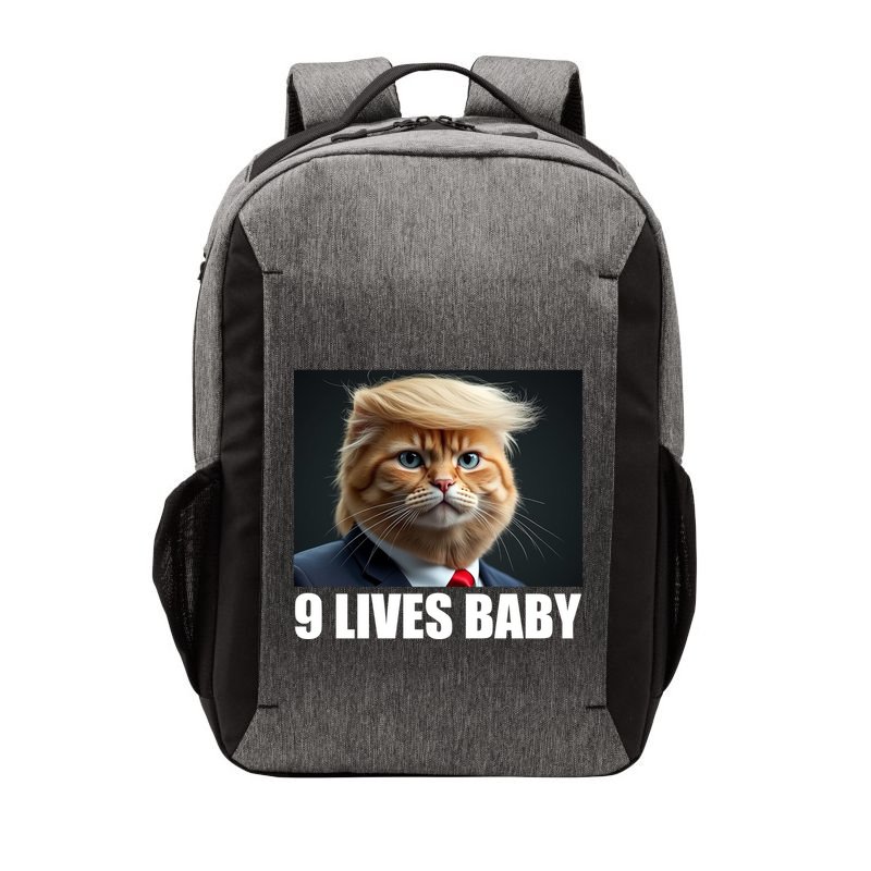 Cat Trump 9 Lives Baby Vector Backpack